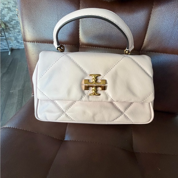 Tory Burch Handbags - Tory Burch Light Pink Quilted Shoulder Bag